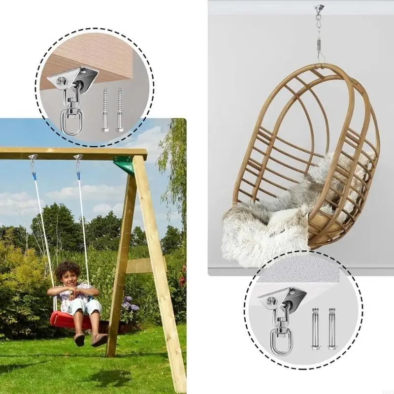 250kg Stainless Ceiling Hook Hanger For Hammock Hanging Chair Swing Yoga Rigging