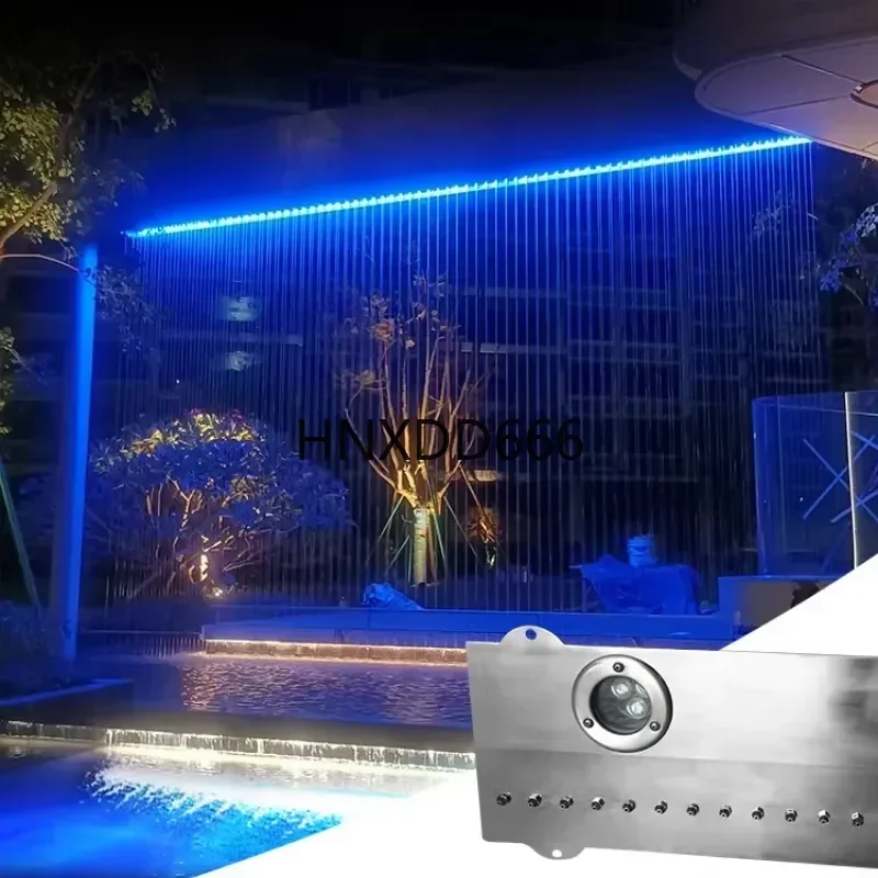 Stainless steel Water Feature Waterfall Rain Curtain for Indoor and outdoor landscape decoration of villas courtyards