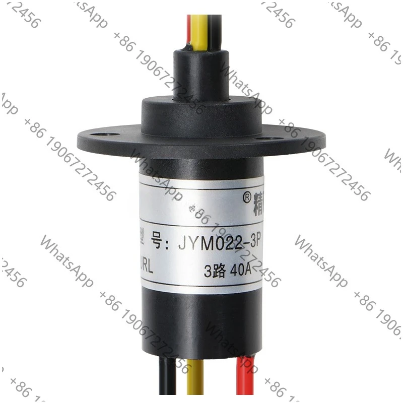High Power Rotating Conductive Slip Ring Wire Joint, Brush Cap Type Collector Ring, Collector Ring, Power Supply Connector Assem