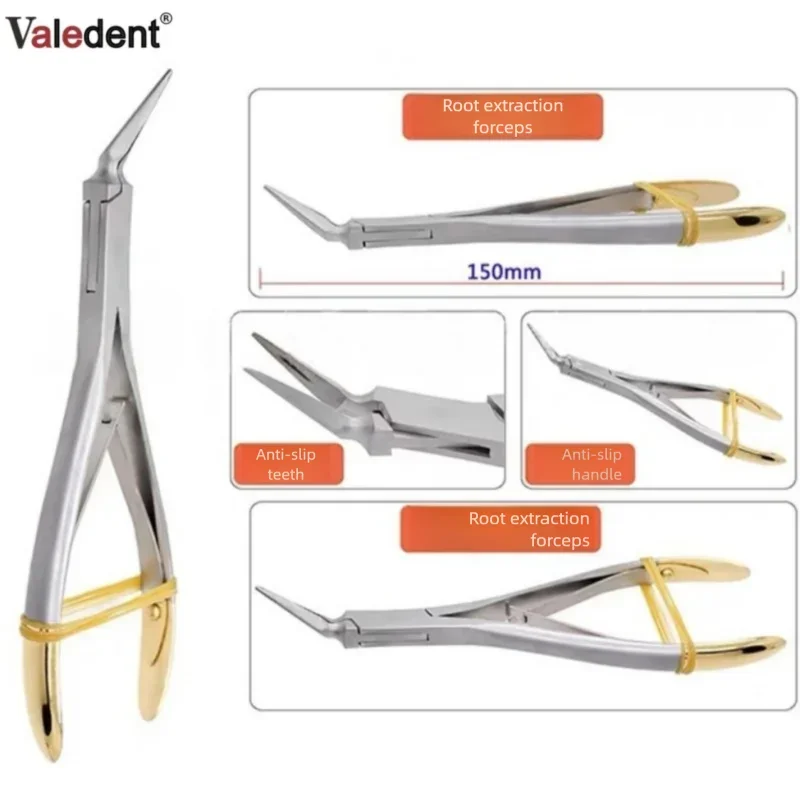 

1Pcs Dental Residual Root Tweezers Forceps Tooth Plier Straight Curved Cutter Stainless Steel Dentistry Instrument Lab