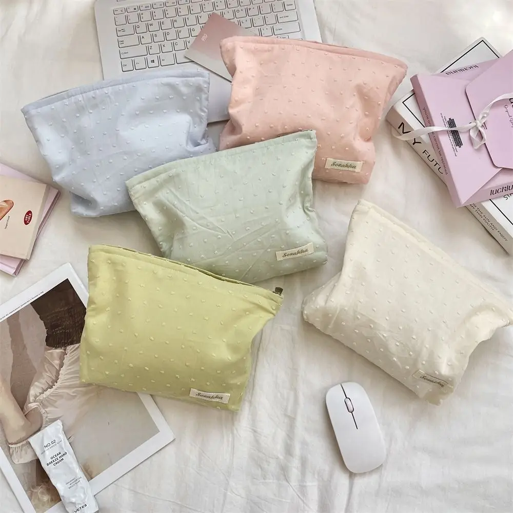 

Floral Cosmetic Bag Large Capacity Multifunctional Skincare Products Pouch Handheld Countryside Zipper Makeup Handbag Travel