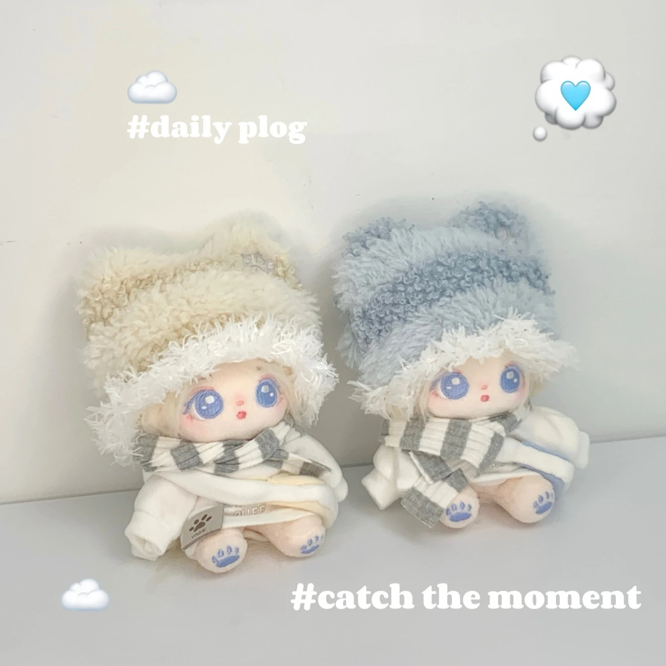 Vestiti per bambole in cotone serie Puff 10 cm 15 cm 20 cm adatti per bambole di animali marini Giocattoli e hobby Accessori per bambole