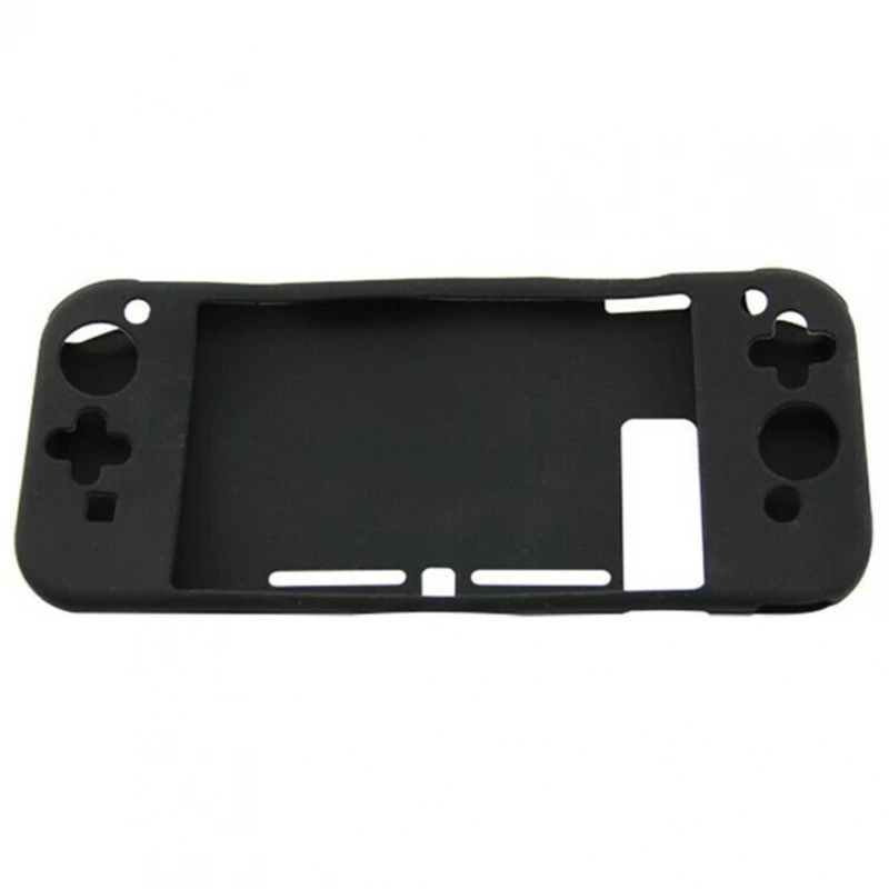 COMPATIBLE Silicone Case for NINTENDO SWITCH Protection Rubber GEL Black # Nintendo Switch (HAC-001, HAC-001(-01))