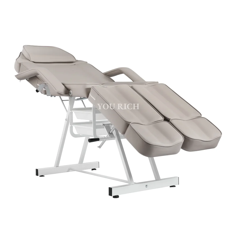 Multifunctional Beauty Bed with Drawers and Towel Hook Facial Chair for Esthetician Spa Lash Microblading Salon Massage Table