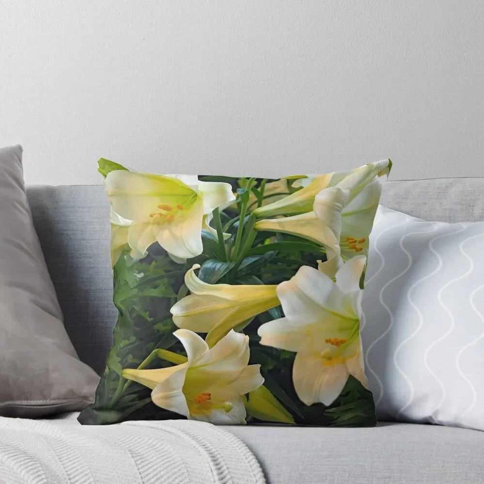 

Easter Lilies 46 Throw Pillow christmas decorations for home 2025 Cushion Cover For Sofa pillow