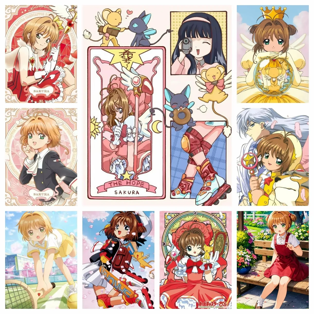 Oil Painting By Numbers 2026 New Cardcaptor Sakura DIY Canvas Painting Wall Art Gift Home Room Decor