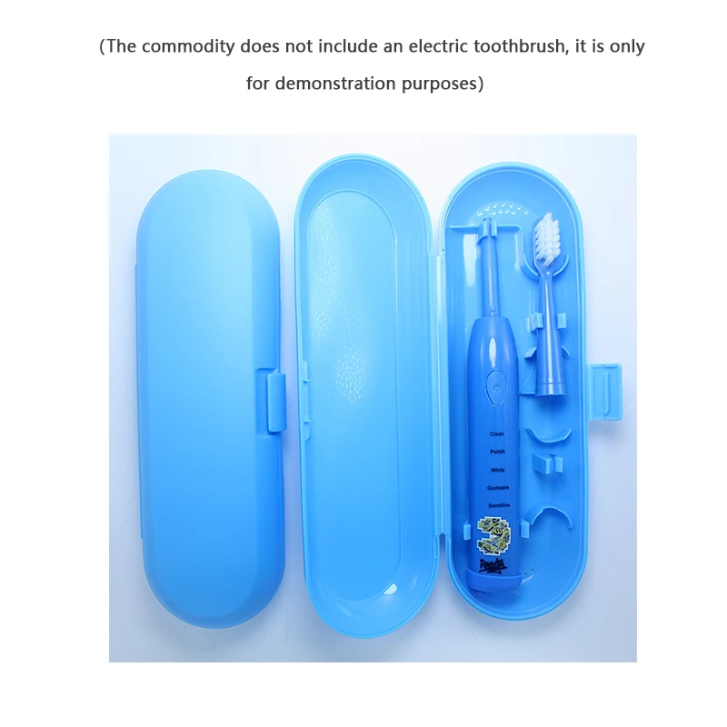 Spazzolino elettrico universale custodia da viaggio custodia per testina organizer scatola portatile materiale per uso alimentare PP bianco blu nero rosa