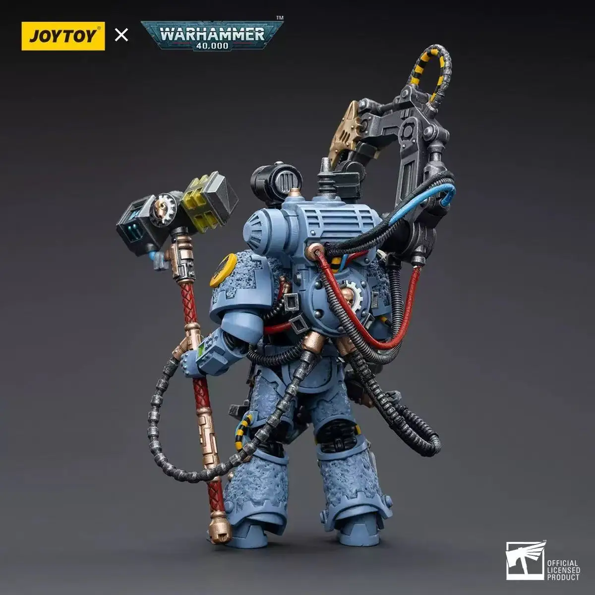 In Stock JOYTOY Dark Source Warhammer 40K Space Wolf Steel Priest Jolin Felhammer JT5208 Mobile Model