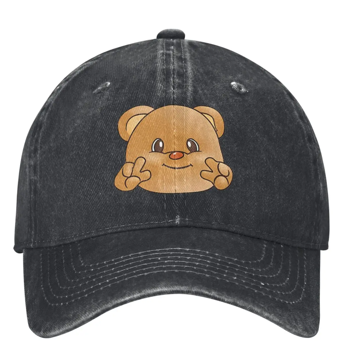 Butter Bear Mascot Baseball Cap Stylish Unisex Teens Hip Hop Dad Hats Design Kpop Rock Baseball Caps Gift