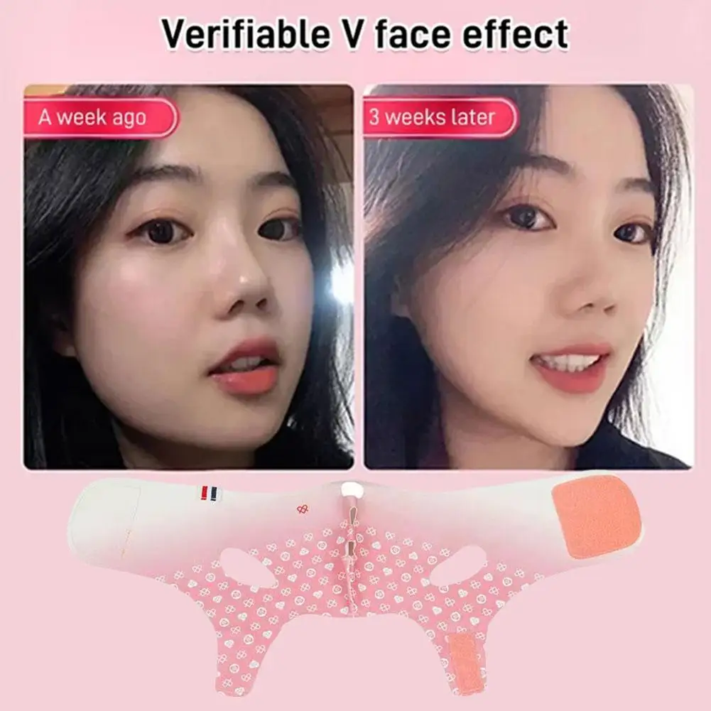 Wieder verwendbare V-Linie heben Schlankheit sband geformte Bandage Reduzierer bis Kinn Kinn Facelift ing v doppelt abnehmen g9q5