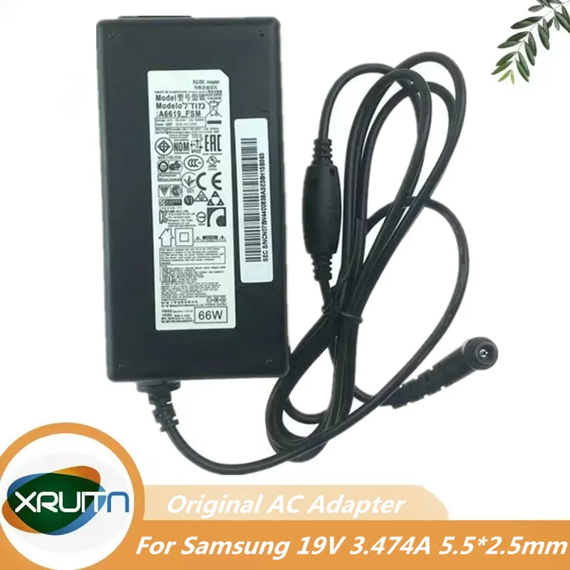 

Оригинальное зарядное устройство для Samsung 19 в 5205 а 66 Вт AC /DC адаптер a6619 _ FSM UN32M5300AF UN32M530DAFXZA UN32J525DA LED TV UE32J4570