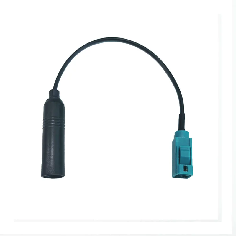 1pc carro fm am antena de rádio estéreo fakra adaptadores cabos para fakra z fêmea para din fêmea fakra z macho para din macho adaptadores
