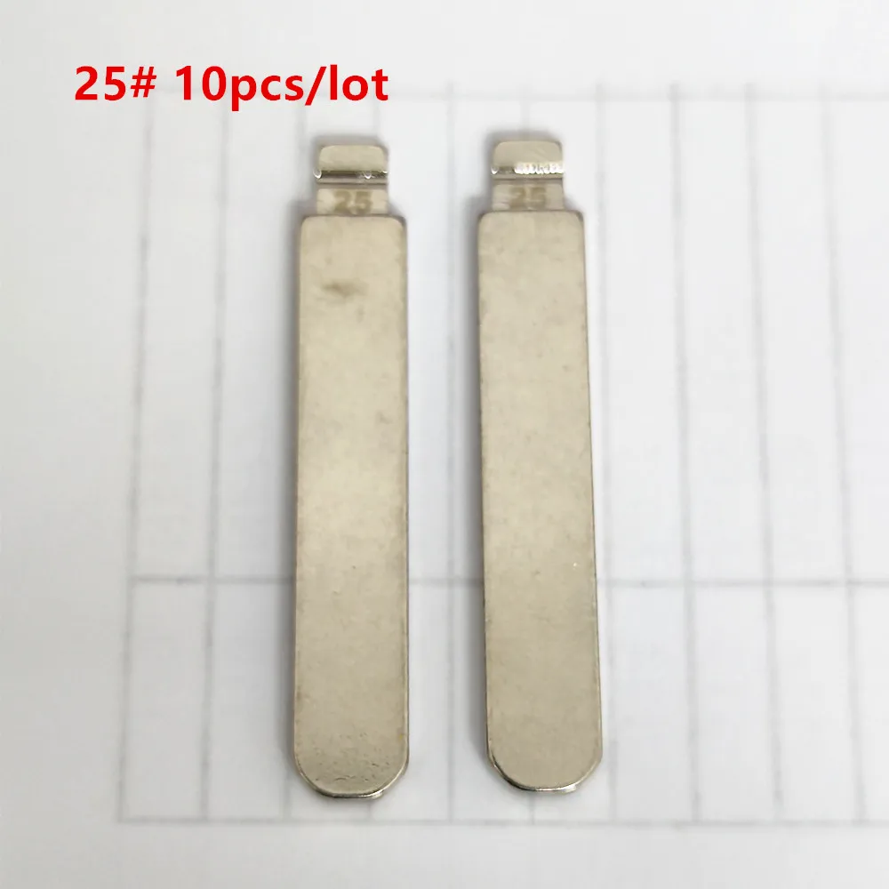10PCS/LOT HON66 Flip Blank Key Blade 25# HON66FH for Accord Fit City New Odyssey for KD Keydiy Xhorse Remotes