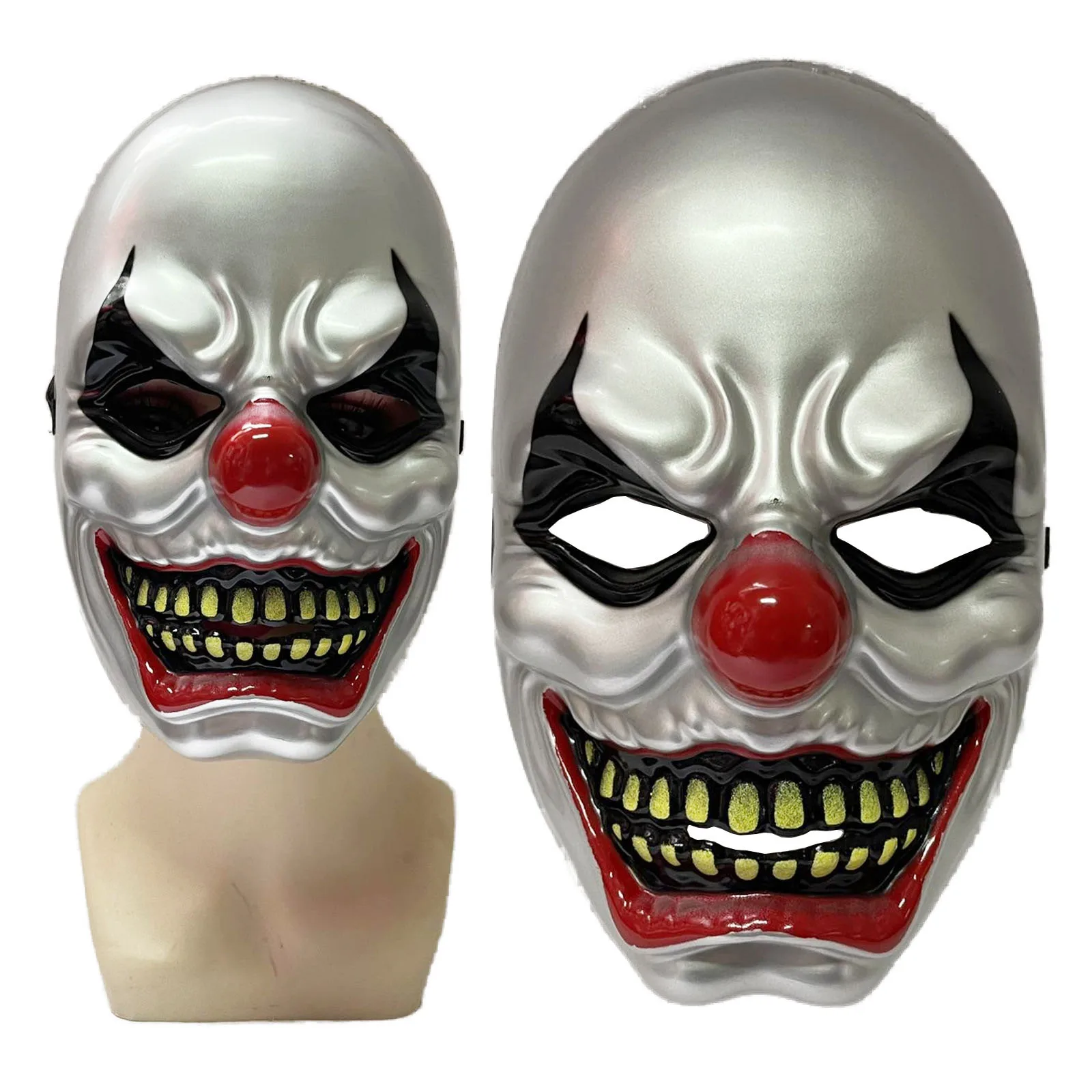 

Horror The Exorcist Smiles Face Demon Mask Cosplay Evil Creepy Ghost Demon Devil Plastic Masks Halloween Carnival Party Costumes