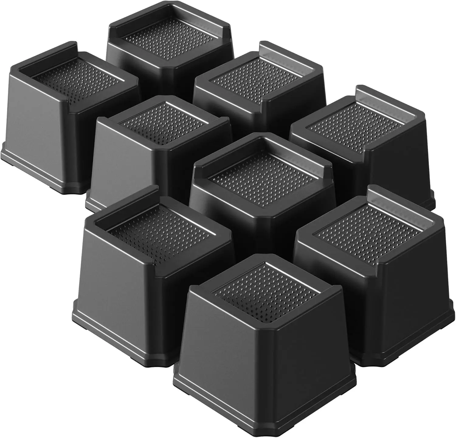 

Bed Risers 3 H Heavy Duty 9 Pa Oversized L-Shaped Bed Furniture Elevators 1,500 Lbs Lifts Up Riser For Sofa And Table