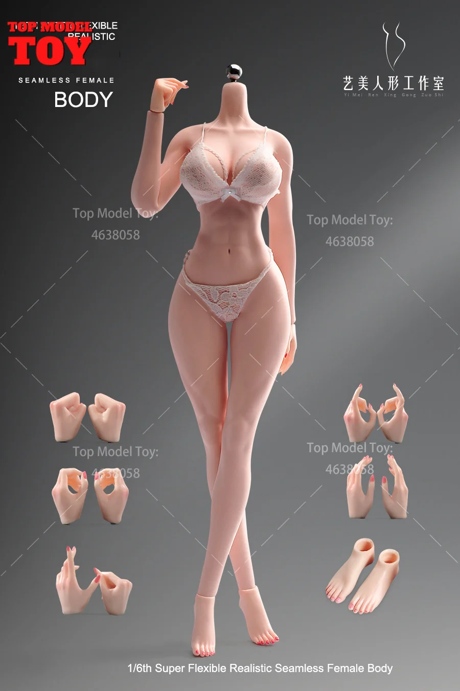 1/6 메이크업 빅 브레스트 섹시 플럼프 머슬 타입 소녀 소프트 바디 생리적 디테일 포함 12인치 여성 군인 액션 피규어 인형