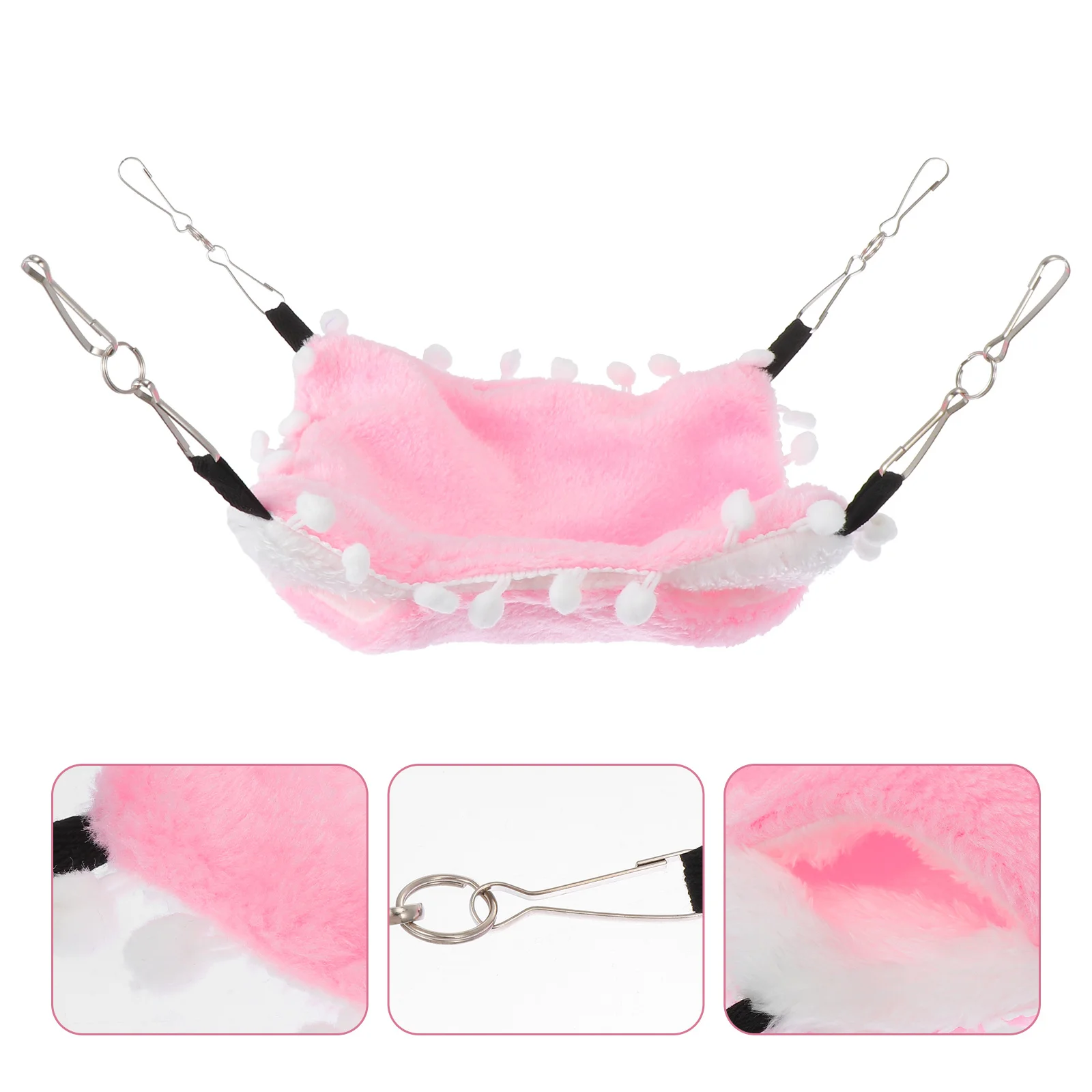 

Double-Layer Hamster Hammock Hanging Nest Warm Sleeping Bag Small Pet Bed Home Pet Supplies Hamster Hammock Hanging Cage