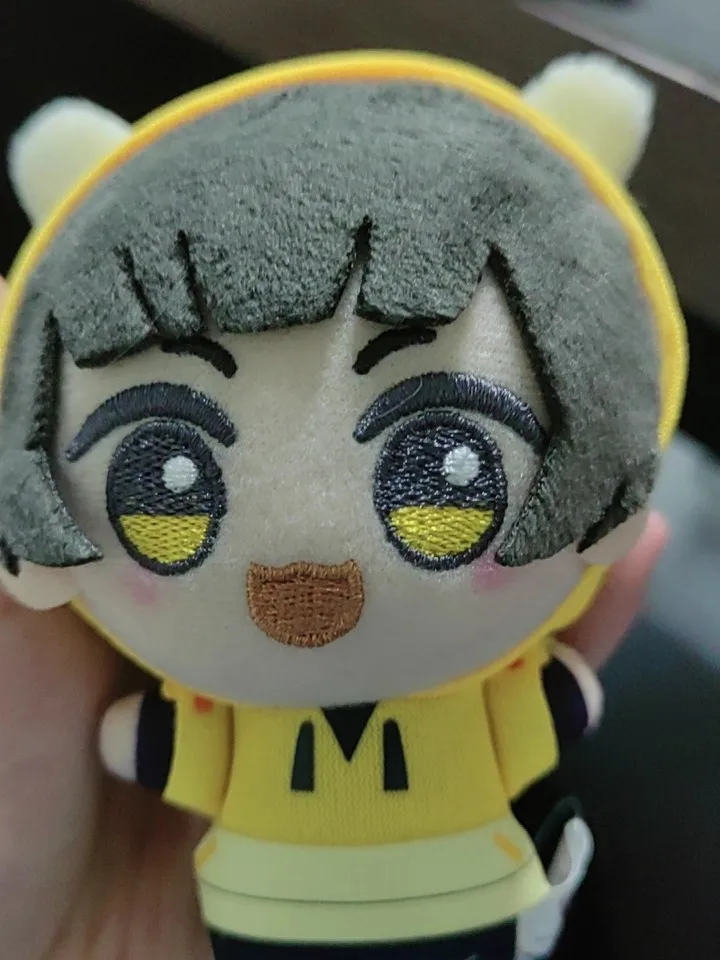 Hot Bandai Blue Lock Bunny Keychain Pendant 10cm Isagi Yoichi Nanase Vol.1 & Vol.2 Cute Doll Collectible Toy Fluffy Maumet