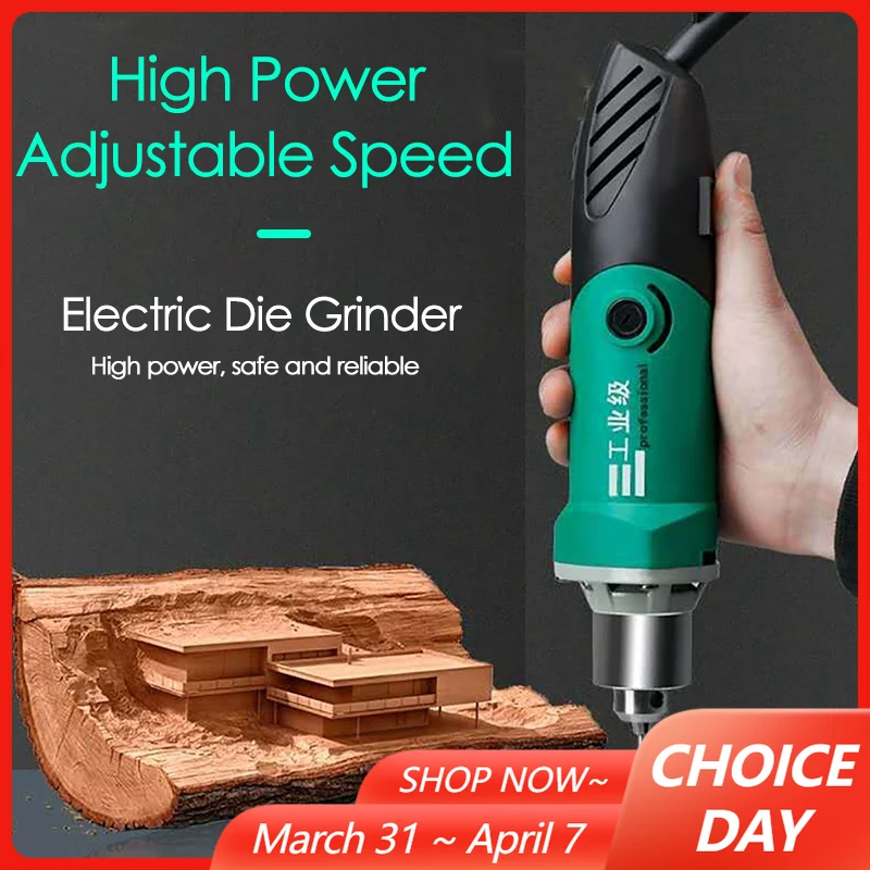 500W uchwyt elektryczny szlifierka grawerowanie szlifierka elektryczna miniaturowy elektryczny uchwyt wiertarski szlifierka elektryczna szybkie elektronarzędzia