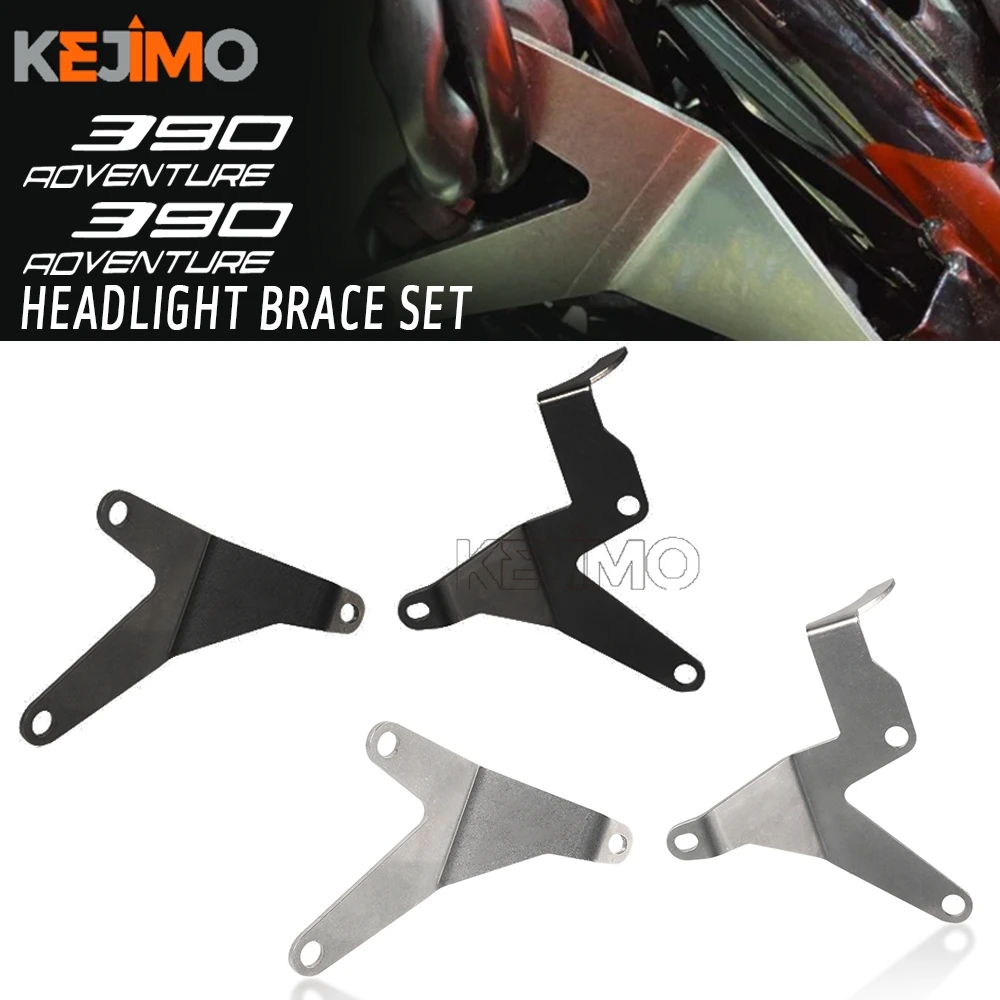 

FOR KTM 390ADV 390ADVENTURE 2019 2020 2021 2022 2023 HEADLIGHT BRACE SET Headlight Reinforcement Brackets Neck Brace Motorcycle
