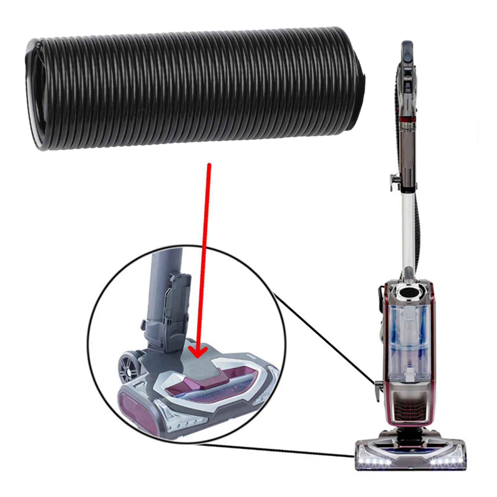 

Pipe Lower Floor Nozzle Hose 1 Piece 1pc ABS+PP Accessory Lower Duct Hose Part Replacement For Shark HV330UK HV330