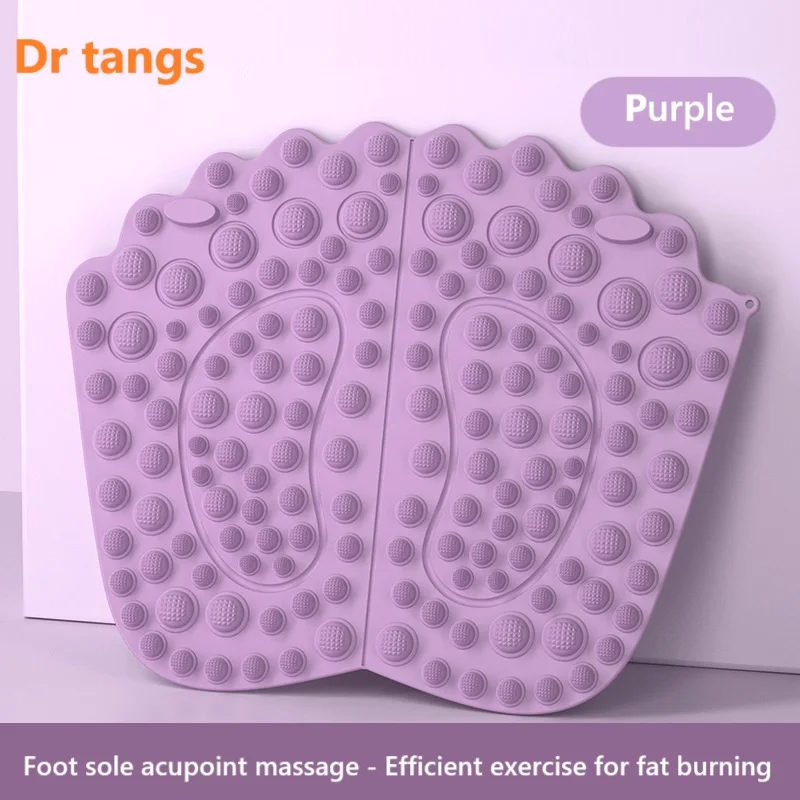 

A thickened and enlarged foot sole relaxation acupressure board with a foot massage stepping mat for exercise, jogging and stepp
