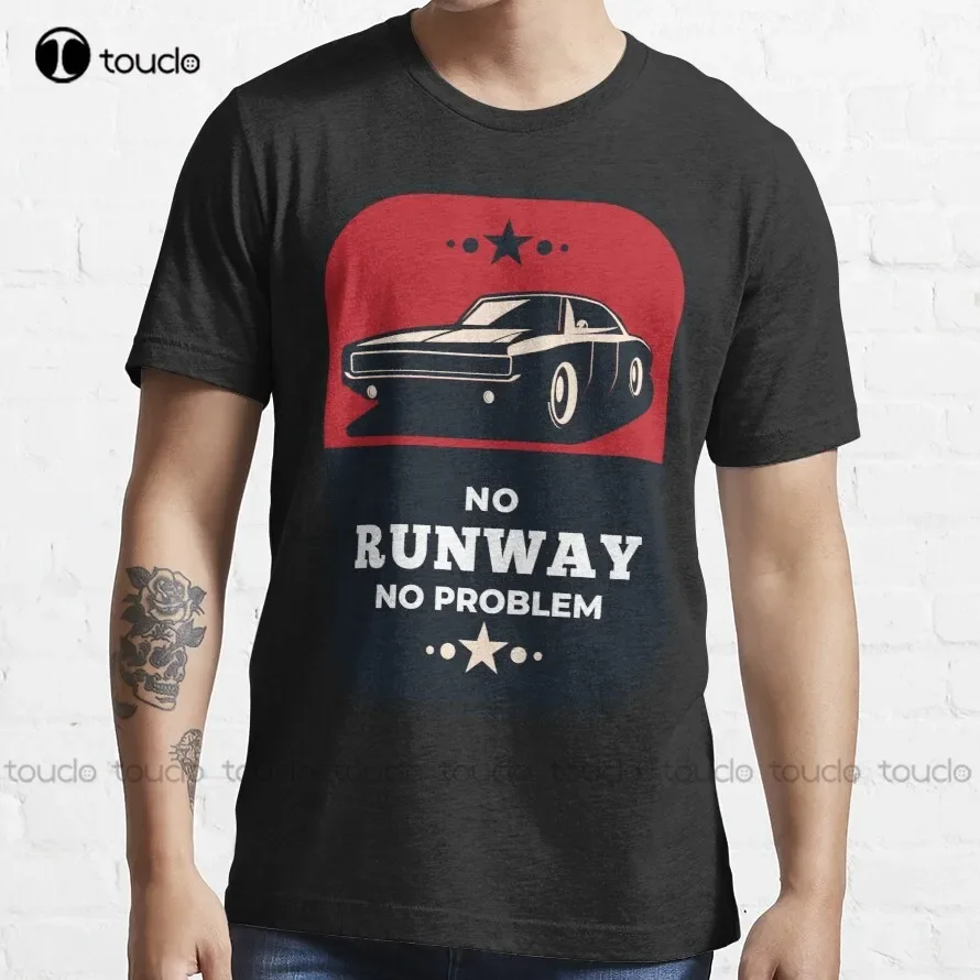 No Runway No Probblem Shirt Trending T-Shirt Womens T Shirt Outdoor Simple Vintag Casual T Shirts Xs-5Xl Breathable Cotton New