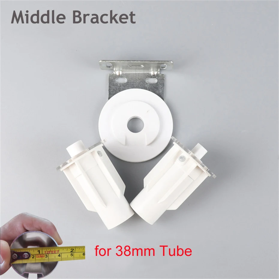 2PCS Middle Bracket Connector for Motorized Rolling Blinds,for Tuya wifi tubular motor of Diameter 25mm,Dia 38mm Rolling Tube