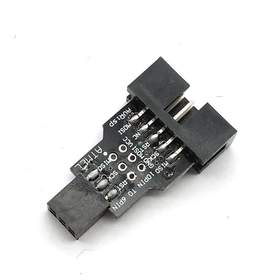 10Pin Để 6Pin Adapter Ban Cho Avrisp MKII Usbasp STK500 Tiêu Chuẩn 10 Pin Biến 6 Pin Bộ Chuyển Đổi