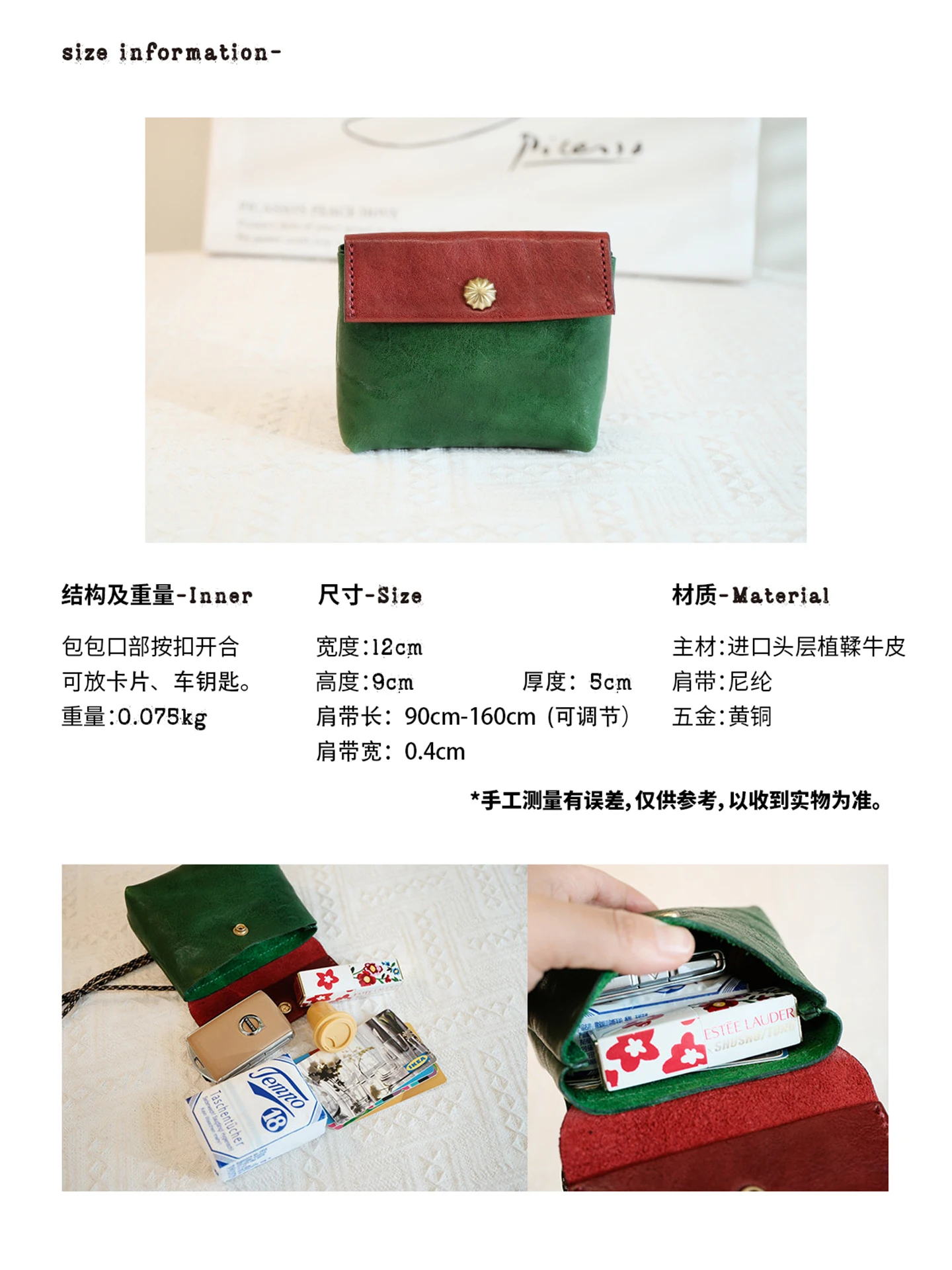 PNDME fashion vintage designer luxury vegetable tanned cowhide women's mini small crossbody bag party leather cute shoulder bag