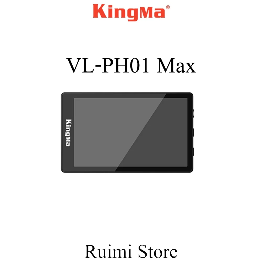 Kingma VL-PH01 Max Монитор для селфи мобильного телефона Поддержка экрана 4K Проводная запись для смартфона Задняя камера Селфи Виоблог Прямая трансляция Kingma VL-PH01 Max Монитор для селфи мобильного телефона Поддержка экрана 4K Проводная запись для смартфона Задняя камера Селфи Виоблог Прямая трансляция