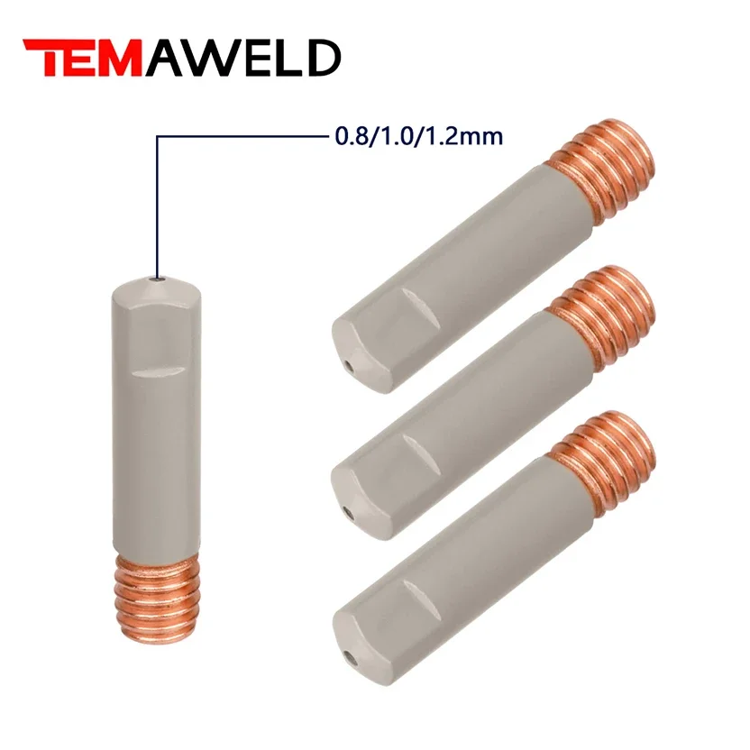 3 pçs/set 15ak novo bocal de proteção de revestimento 0.8/1.0/1.2mm tocha mig bico de gás ponta titular da tocha de soldagem 15ak mig mag