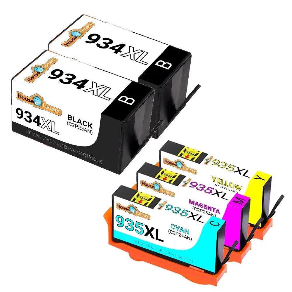 

5 Pack #934XL #935XL Ink Cartridges for HP Officejet 6812 6815