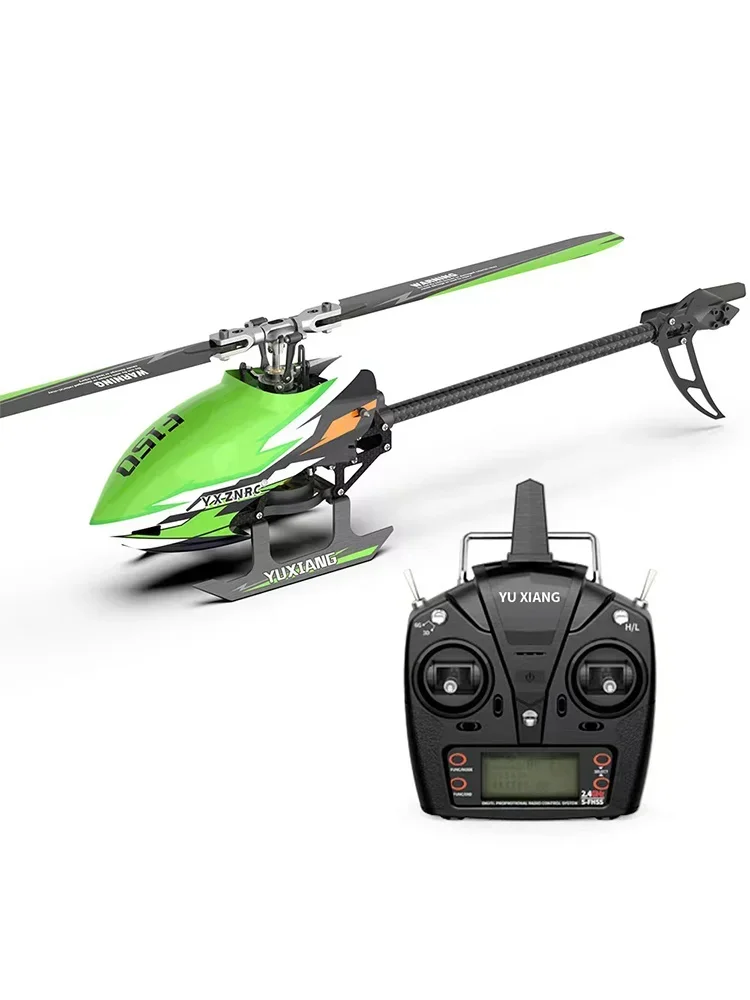 

JDHMBD F150 F05 RC Helicopter 2.4G 6CH 6-Axis Gyro 3D6G Dual Brushless Motor Flybarless RTF Compatible With FUTABA S-FHSS Toys