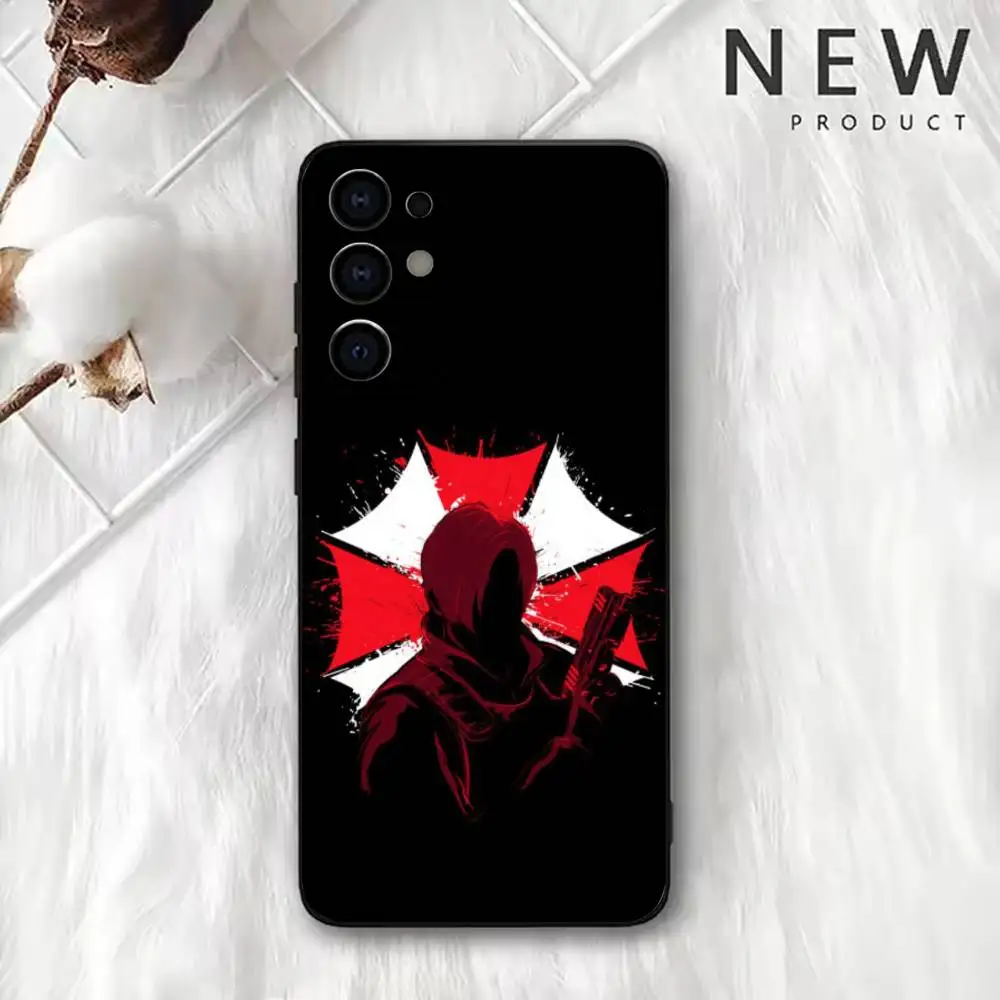 เคสโทรศัพท์ U-Umbrella Corporation สำหรับ Samsung S25,S24,S21,S22,S23,S30,Ultra,S20,Plus,Fe,Lite สีดำ