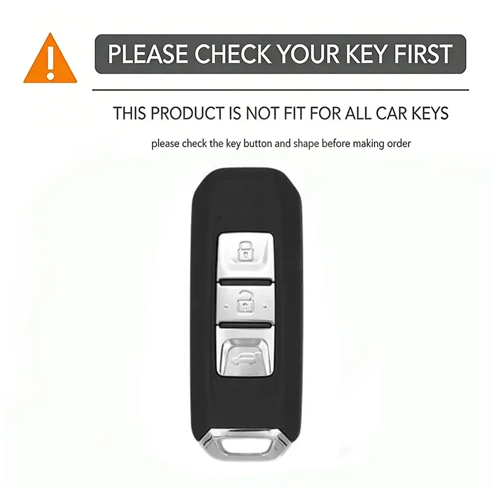 For Chevrolet Captiva Turbo Chevy Groove Blazer Enjoy Optra for Baojun for Wuling Silicone Key Case Smart Remote Key Car Keyless