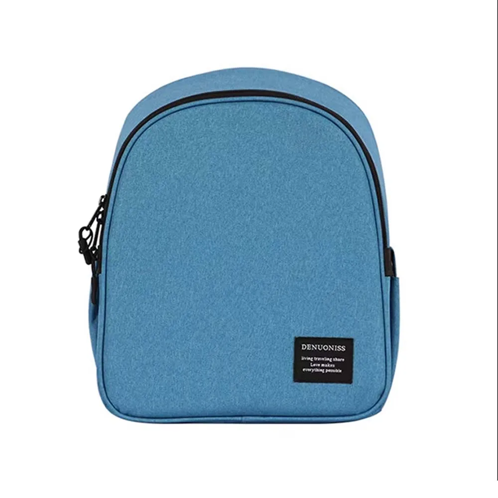 DENUONISS kadın küçük soğutucu sırt çantası kadın su geçirmez için cepler ile çocuk Mini yumuşak yürümeye başlayan sırt çantası soğutucu
