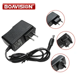 Qualified AC 110-240V To DC 12V 1A CCTV Power Supply Adapter,EU/US/UK/AU Plug ABS Plastic