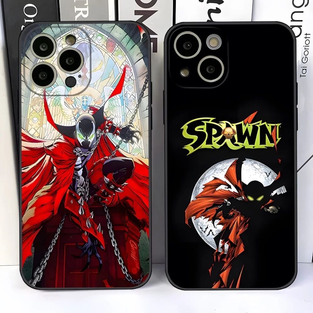 Funda para Teléfono S-Spawn Todd Mcfarlane para iPhone 17 Pro Max, 16, 15, 13, 14, 12 Mini, 11, Xr, X, Xs Pro Max