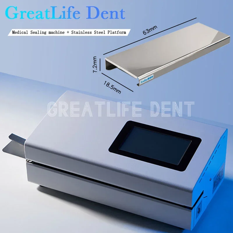 GreatLife Dent 7inch Touch Screen Lab Medical Automatic Dental Sealing Machine Dental Sealing Machine or Sterilization Bag