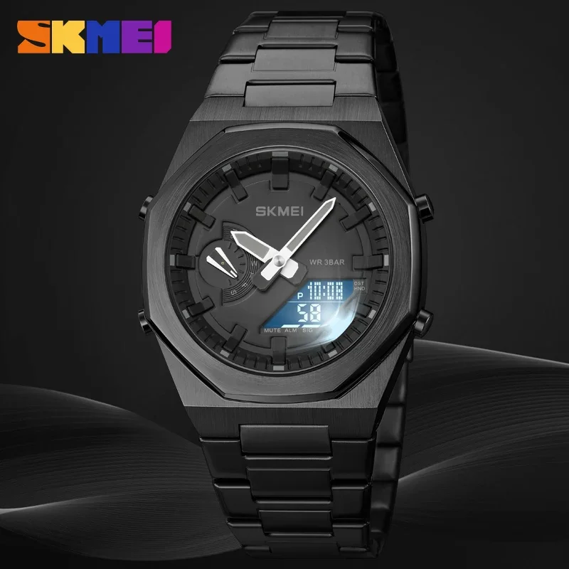 SKMEI 1816 Sport Watch For Man Fashion Casual Quartz Wristwatches Digital Chronograph Back Light Waterproof Watch Male Clock