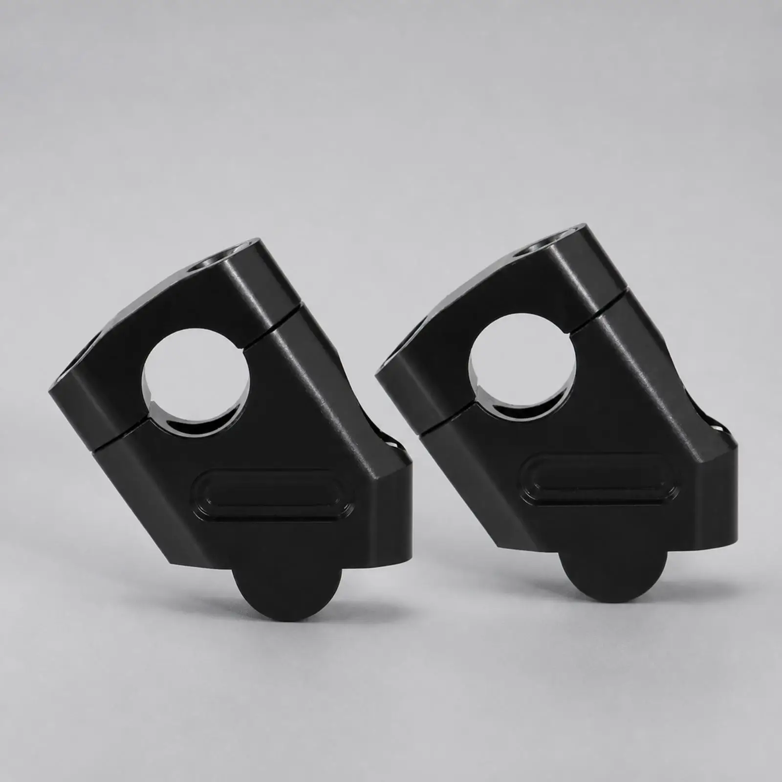 Aluminum Alloy Motorcycle Handlebar Riser 28mm Clamp 22mm Hole Lift Kit for Comfort Riding Posture Upgrade
