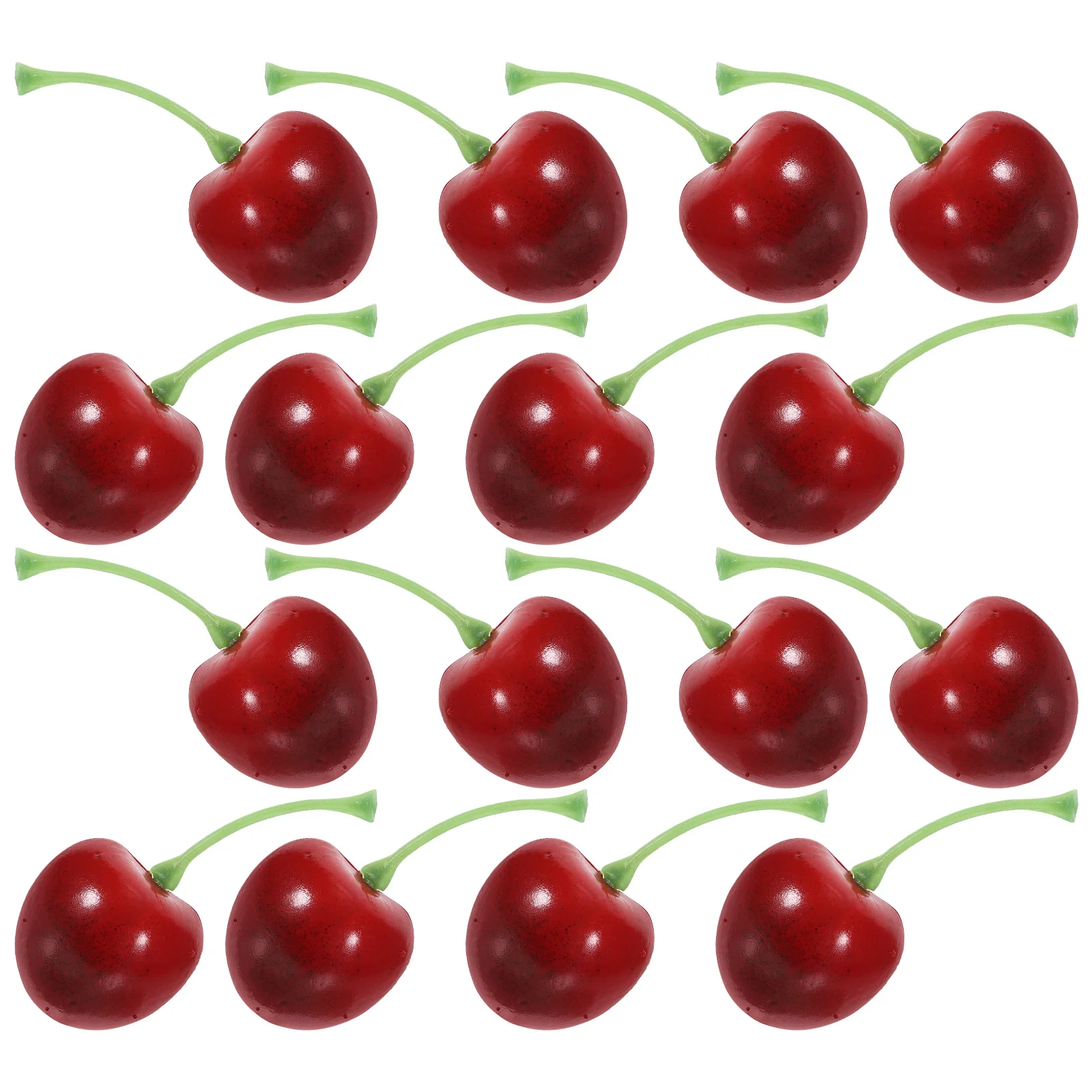 20 Pcs Simulated Small Fruit Model Set Models Shape Ornaments Decorations Artificial Cherry Child