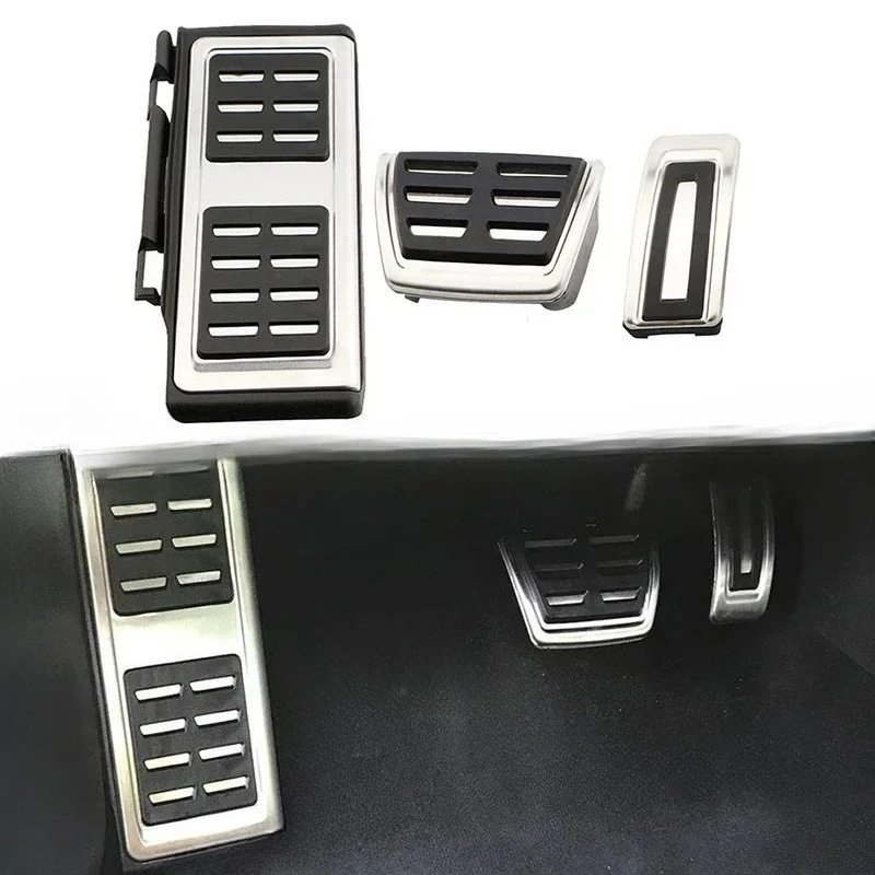 

Для Volkswagen Passat B8 Golf 7 Tiguan 2017 2018 для Seat Leon 5F MK3 Автомобильные педали Ножной топливный тормозной чехол сцепления Аксессуары