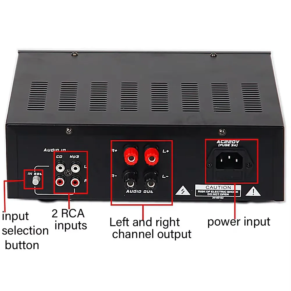 AIYIMA SMSL S032 YSAIO HiFi Combined Amplifiers 2.0 150W  Full Discrete C1237IC Full symmetry Fully differential input Amplifier