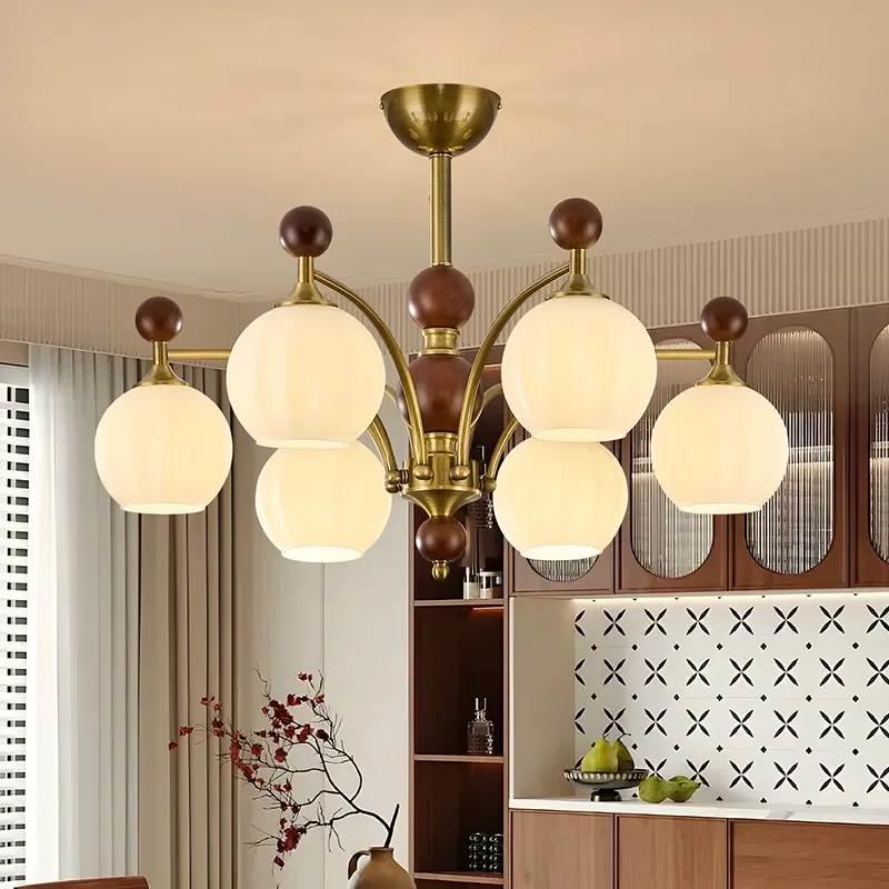 for 2026 New High End Atmospheric Living Room Bedroom Chandelier American Retro Study Light Medium Antique Dining Room