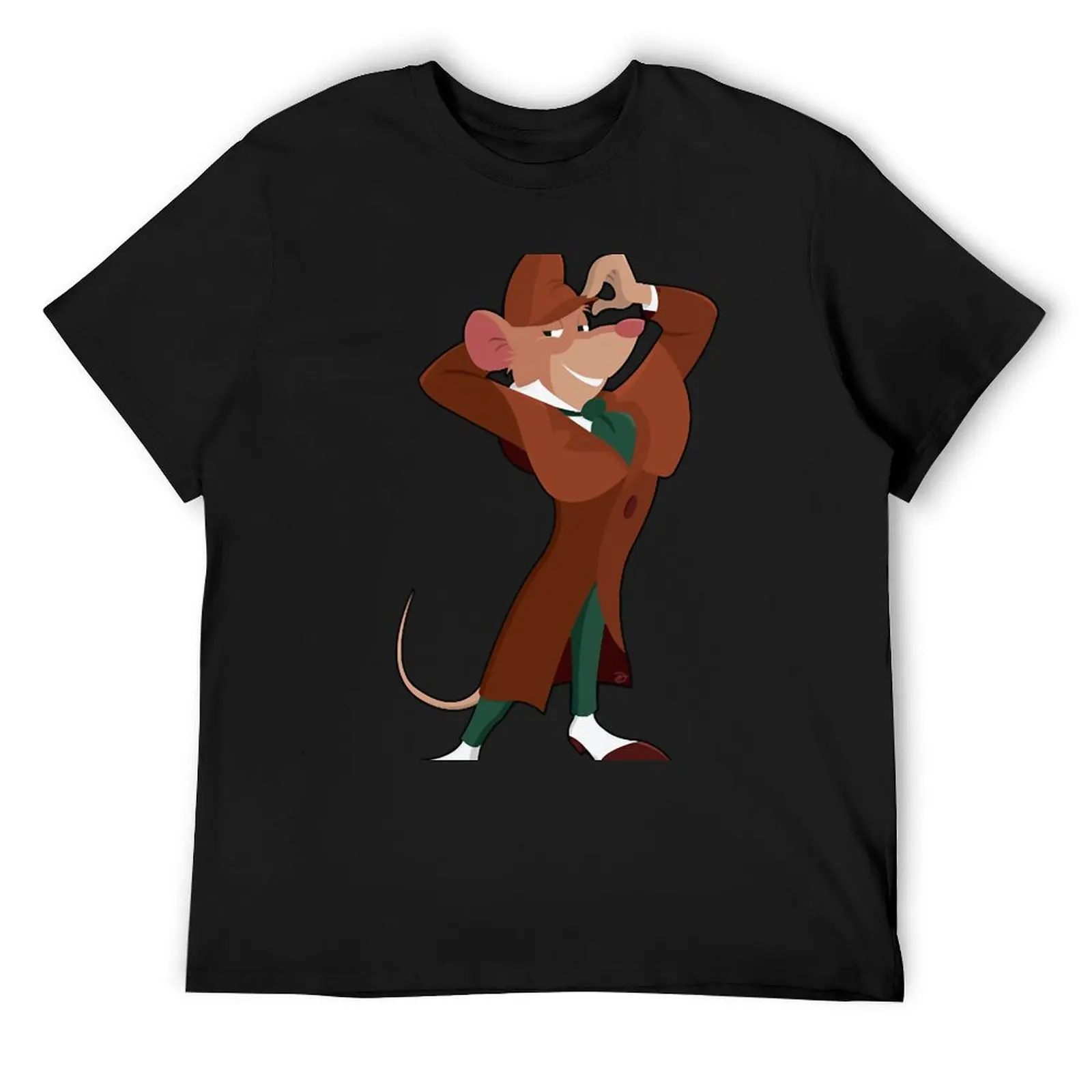 

The Great Mouse Detective Basil T-Shirt tops plus size clothes plus sizes quick-drying mens graphic t-shirts pack