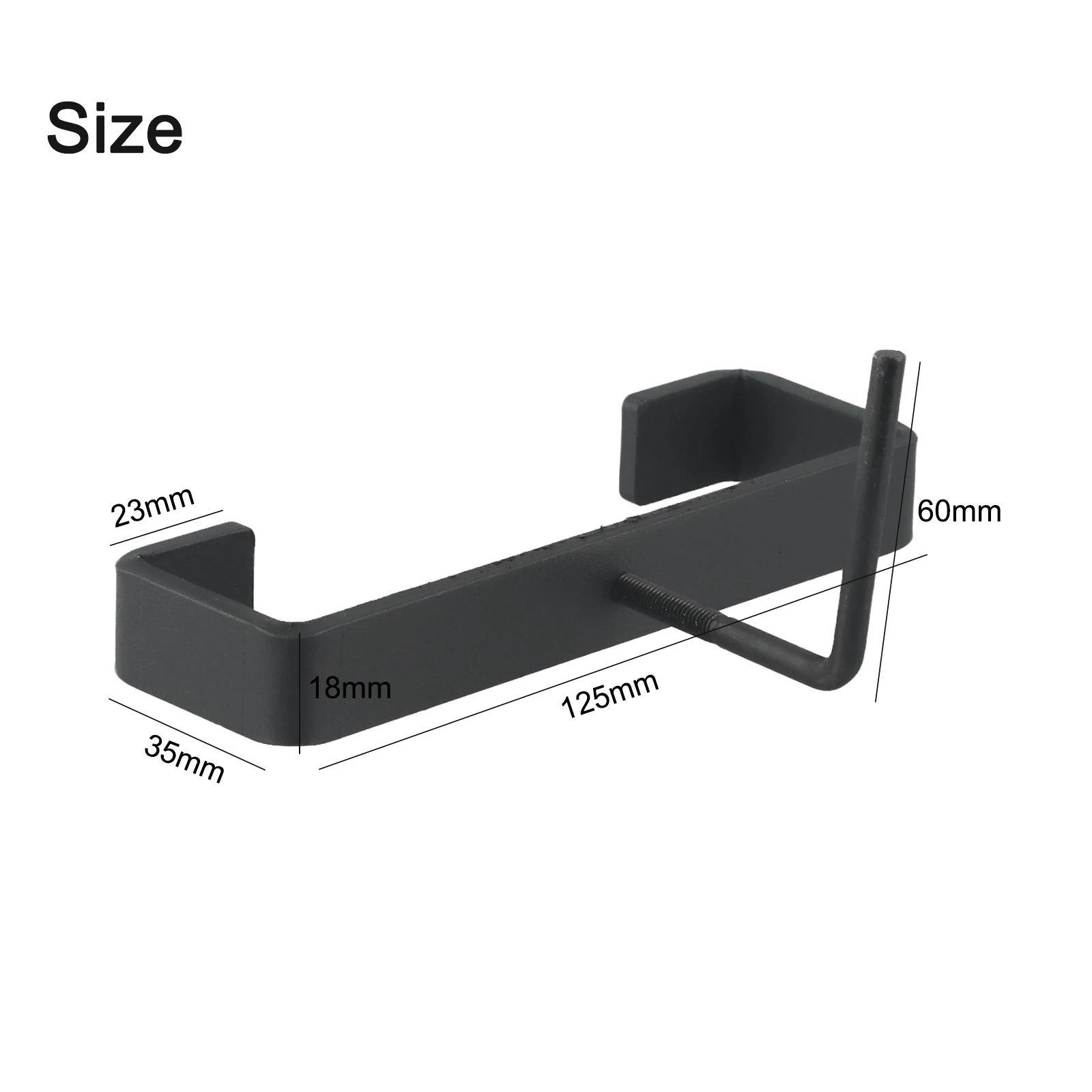 4-inch Post Anchor Post Anchor Base Black Finish Construction Outdoor Organization Outdoor Space Organization 4-inch