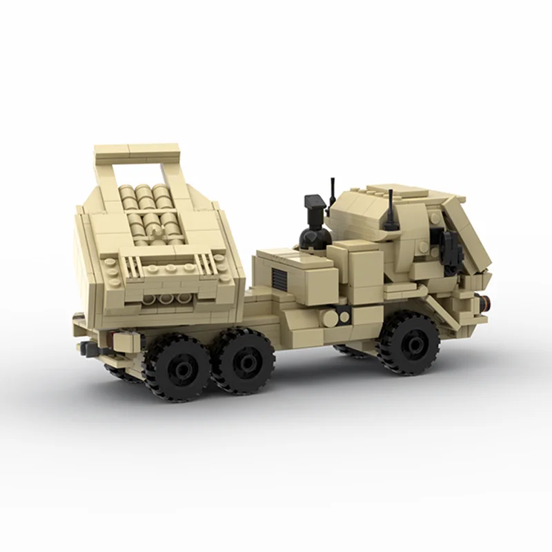543pcs MOC Army M142 HIMARS M1140 FMTV TRUCK US City Police Model Building Blocks Christmas Gifts Construction Toy Brick Kids