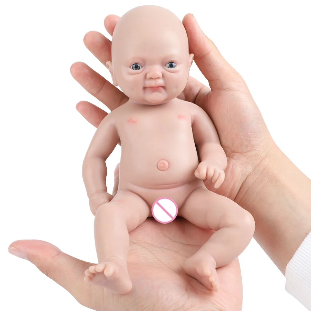 IVITA-Muñeca Reborn de silicona de cuerpo completo para niños, juguete realista de bebé de 9,84 ", coco